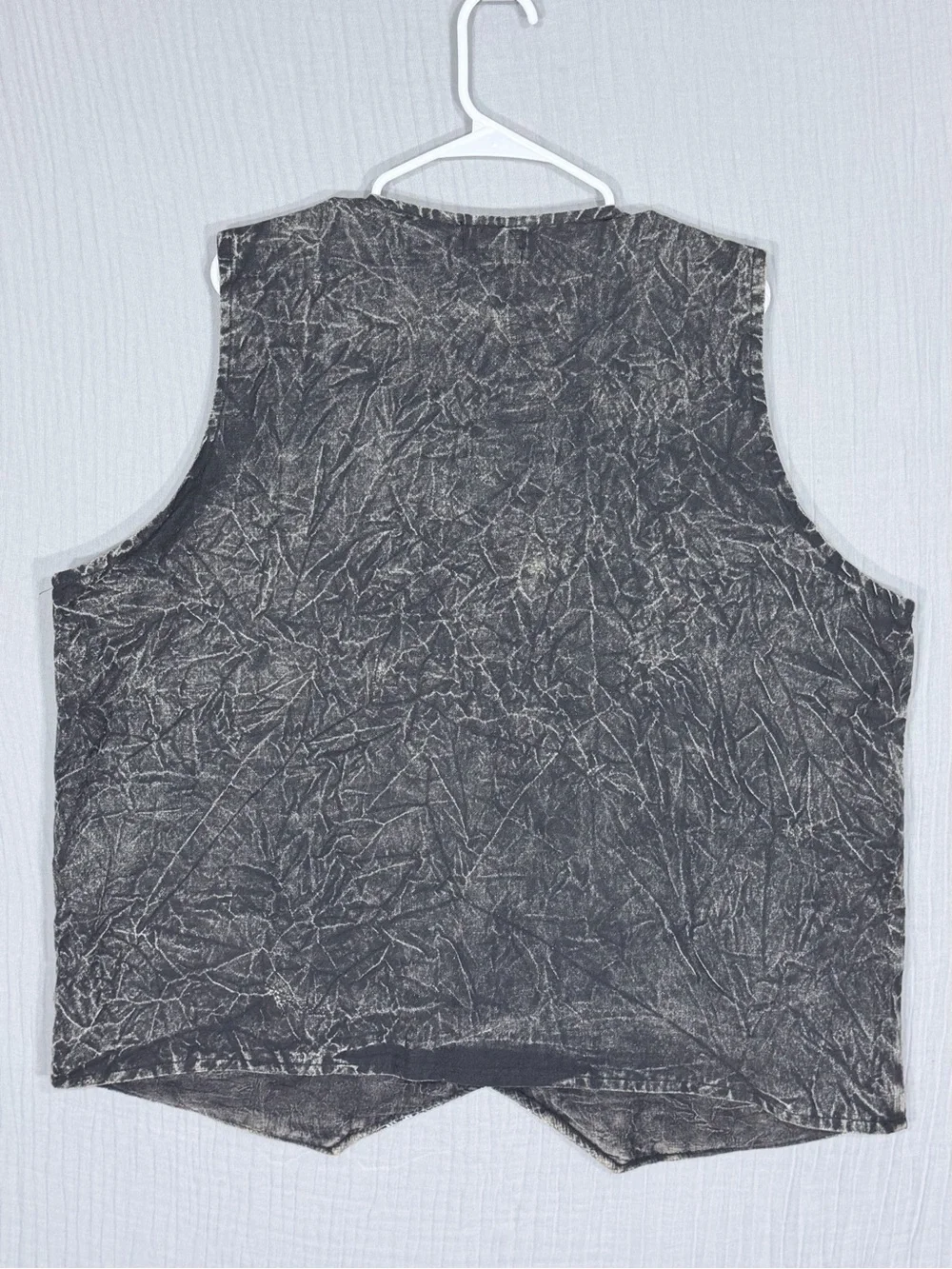 Amore London Fair Trade Woven Stripe Button Front Vest XXL